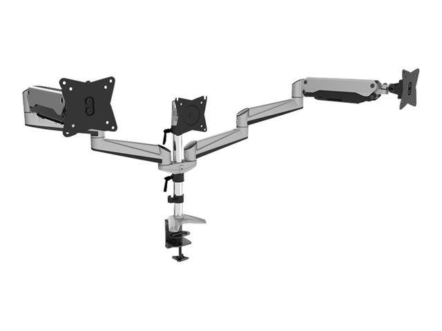 Triple Monitor Gas Spring Mount 15-27in