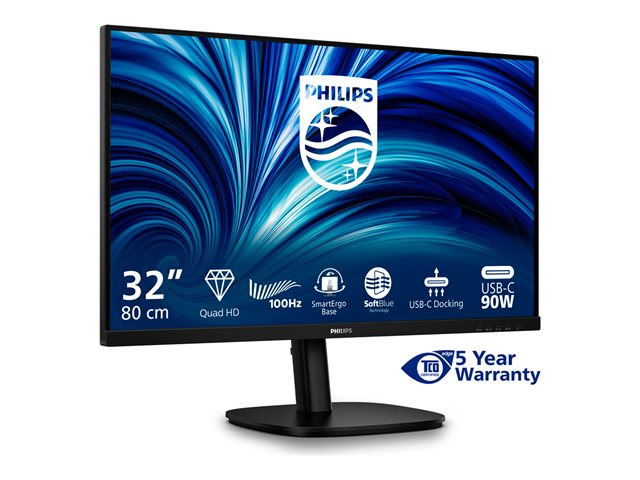 31,5' 16:9 IPS 100Hz 2560x1440 HAS 180mm   HDMI x 1x 2.1 DP x 1x 1.4 1 x USB-C (DP 1.4 Alt Mode, USB3.2 Gen 1, 5G)