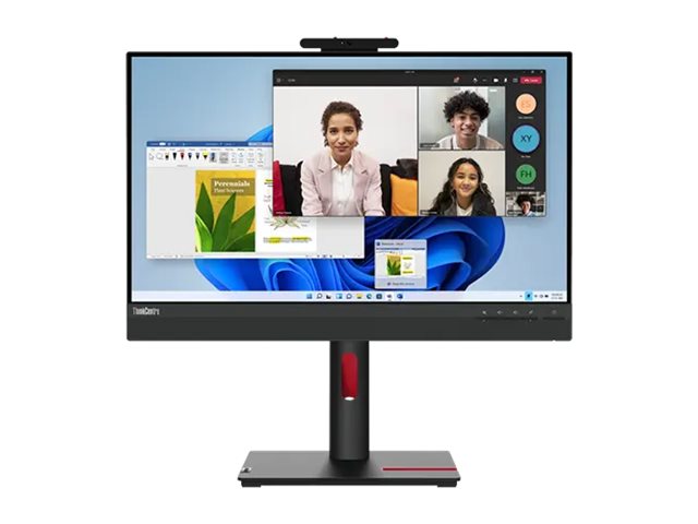 Lenovo ThinkCentre Tiny-in-One 24 Gen 5 - LED monitor - 23.8\" (23.8\" viewable) - touchscreen - 1920 x 1080 Full HD (1080p) @ 60 Hz - IPS - 250 cd/m² - 1000:1 - 4 ms - HDMI, DisplayPort - speakers - raven black