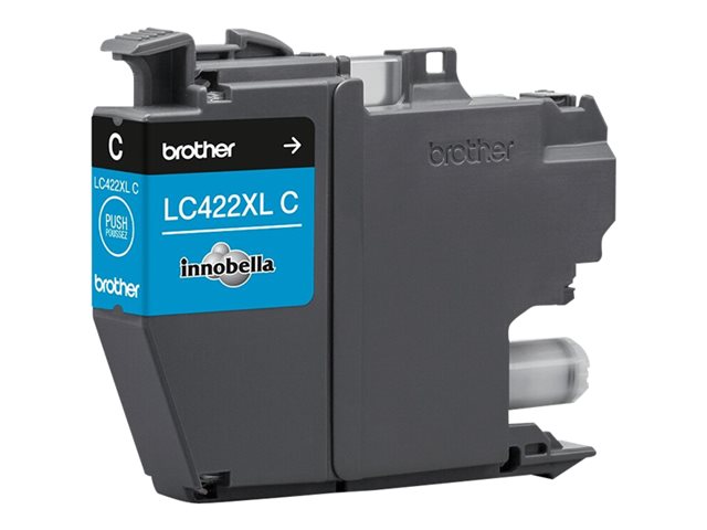 Brother LC422XLC - High Yield - cyan - original - ink cartridge - for Brother MFC-J5340DW, MFC-J5345DW, MFC-J5740DW, MFC-J6540DW, MFC-J6940DW