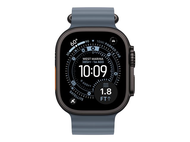 49mm AnchorBlue OceanBand - Black Titanium Finish