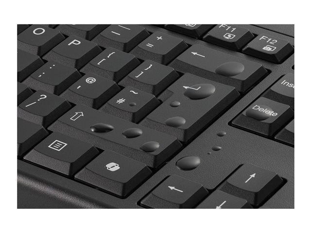 Kensington KM270 EQ - Keyboard and mouse set - rechargeable - full size - wireless - 2.4 GHz, Bluetooth - AZERTY - French