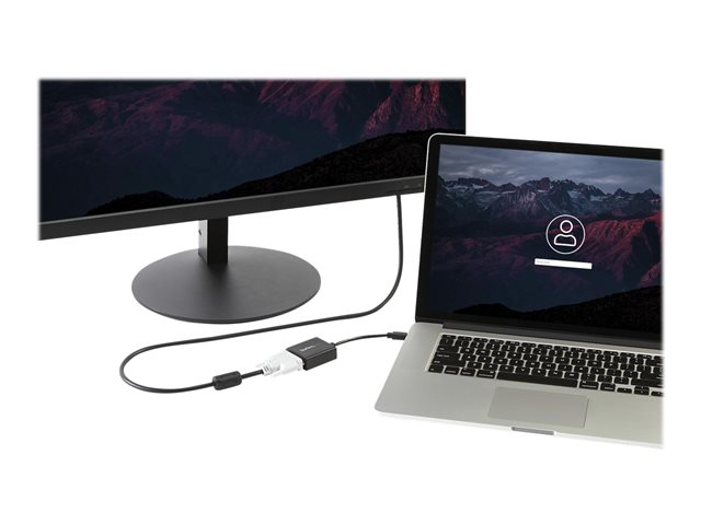 StarTech.com Mini DisplayPort to DVI Adapter - 1920x1200 ? Thunderbolt 2 ? mDP to DVI Converter for Your Mini DP MacBook or PC (MDP2DVI) - DVI adapter - Mini DisplayPort (M) to DVI-I (F) - 10.2 cm - black - for P/N: DP2MDPMF3, DVIDDMM1, DVIDDMM10M, DVIDDMM25, DVIDDMM2M, DVIDDMM3M, DVIDDMM5M