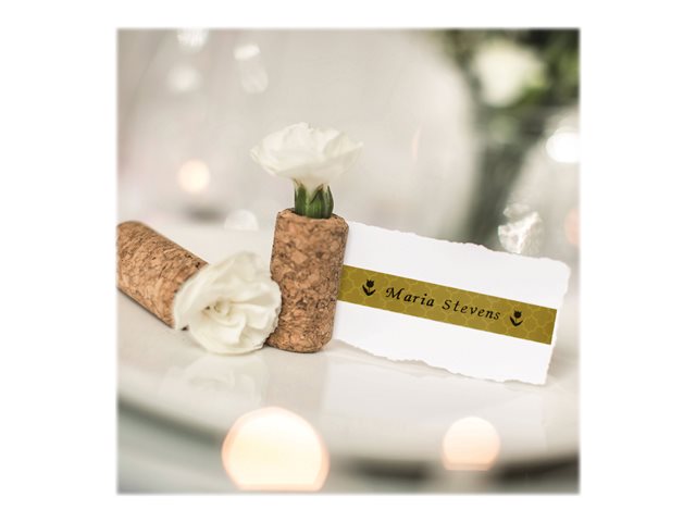 Brother TZe-MPGG31 - Black on gold geometric - Roll (1.2 cm x 4 m) 1 cassette(s) laminated tape - for Brother PT-H110, P-Touch PT-E310, P-Touch Cube PT-P300, P-Touch Cube Pro PT-P910