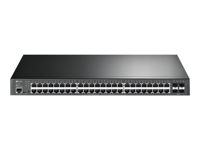 TP-Link JetStream TL-SG3452P V3.26 - Switch - L2+ - Managed - 48 x 10/100/1000 (PoE+) + 4 x Gigabit SFP - rack-mountable - PoE+ (384 W)