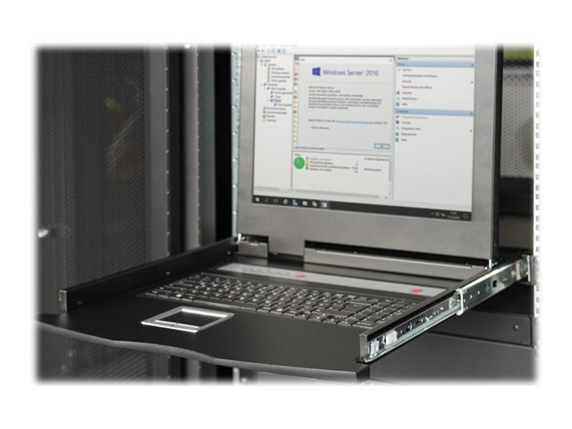 17IN LCD KVM Console 8-Port Cat 5