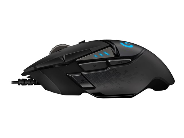 Logitech Gaming Mouse G502 (Hero) - Mouse - optical - 11 buttons - wired - USB
