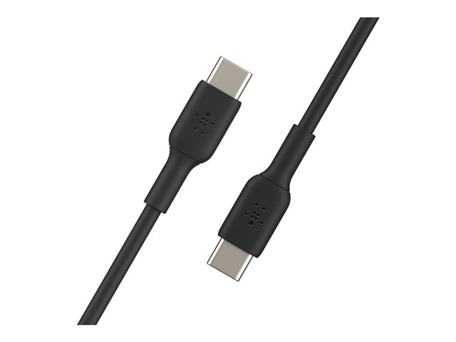 Belkin BoostCharge - USB cable - 24 pin USB-C (M) to 24 pin USB-C (M) - 1 m - black