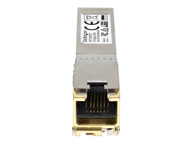 StarTech.com Cisco SFP-10GB-TC Compatible SFP+ Module, 10GBASE-T, SFP to RJ45 Cat6/Cat5e, 10GE Gigabit Ethernet SFP+, RJ-45 (Copper) 30m, Cisco Firepower, ASR1000, ASR9000, 10Gbps SFP+ - Lifetime Warranty (SFP10GBTCST) - SFP+ transceiver module - 10GbE - 10GBase-T - RJ-45 - up to 30 m