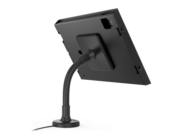 Compulocks iPad Pro M4 13\" (2024), Apex Secured Enclosure Wall Mount - Mounting kit (enclosure, stand) - exposed front/back camera and sensors - for tablet - lockable - metal frame - black - screen size: 13\" - mounting interface: 100 x 100 mm - counter top - for Apple 13-inch iPad Pro (M4)