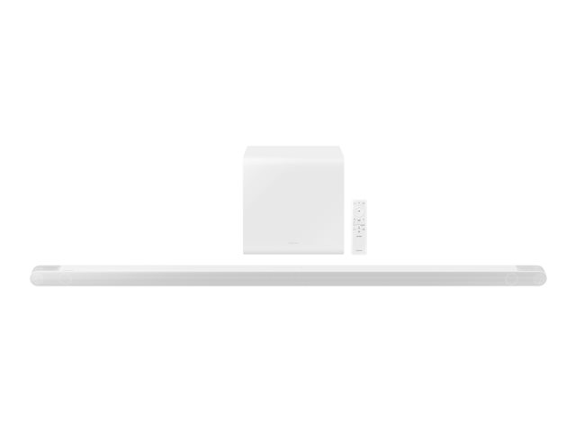 Samsung HW-S801B - Q Series - sound bar system - 3.1.2-channel - wireless - Bluetooth, Wi-Fi - App-controlled - 330 Watt (Total) - white
