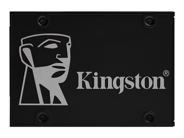 Kingston KC600 - SSD - encrypted - 1 TB - internal - 2.5\" - SATA 6Gb/s - 256-bit AES - TCG Opal Encryption, Self-Encrypting Drive (SED)