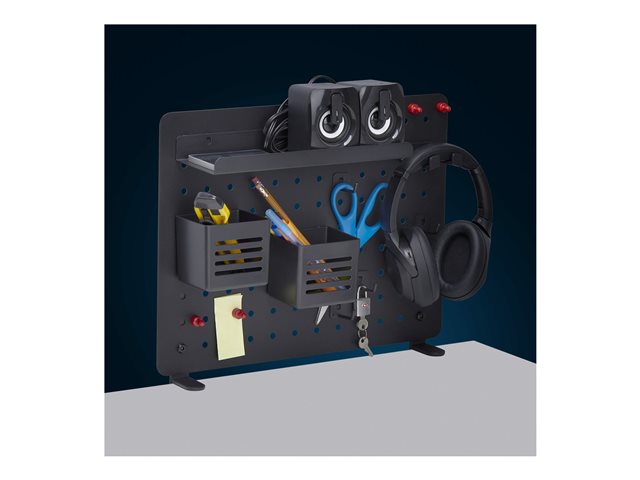 Clamp-On Pegboard Desktop Organizer