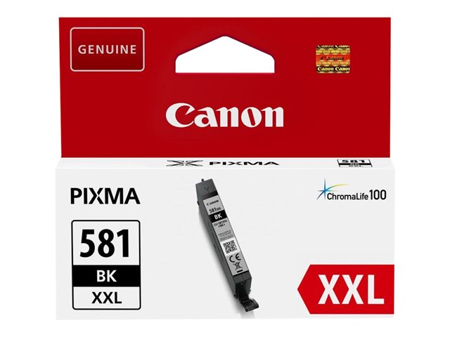 Canon CLI-581BK XXL - XXL size - black - original - ink tank - for PIXMA TS6251, TS6350, TS6351, TS705, TS8251, TS8252, TS8350, TS8352, TS9550, TS9551
