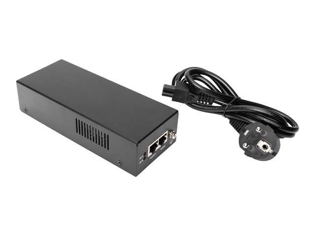 GIGABIT ETHERNET POE++ INJECTOR 802.3BT POWER PINS: 4/5(+)7/8(-) AND 3/6(+) 1/2(-) 85W