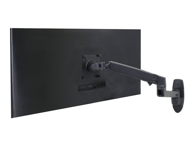 Ergotron LX - Mounting kit (articulating arm, extension adapter, wall mount base) - for LCD display - matte black - screen size: up to 34\" - wall-mountable