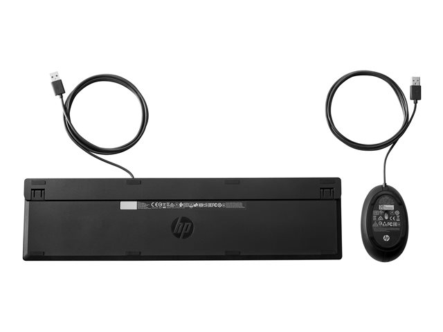 HP Desktop 320MK - Keyboard and mouse set - full size - USB - AZERTY - Belgium