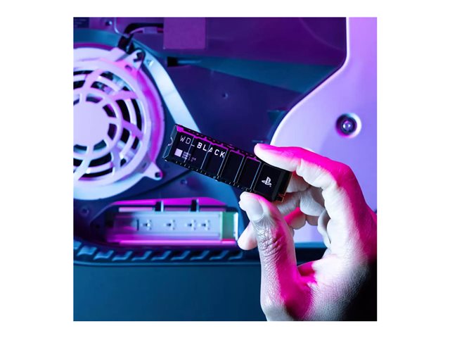 WD Black SN850P NVMe SSD WDBBYV0020BNC-WRSN - SSD - 4 TB - internal - M.2 2280 - PCIe 4.0 x4 (NVMe) - integrated heatsink - for Sony PlayStation 5