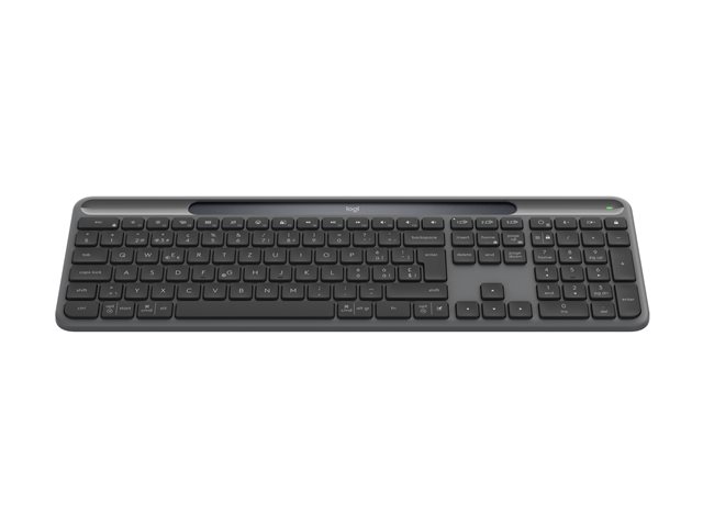 SLIM SOLAR+ KEYBOARD GRAPHITE - CH - CEN