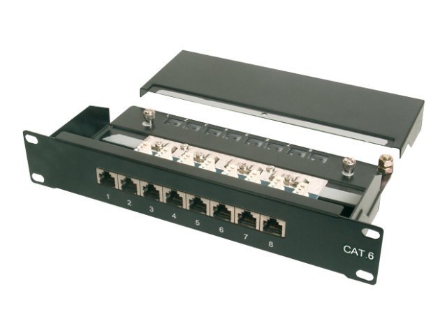 DIGITUS CAT 6 PATCH PANELCLASS E SHIELDED 8 PORT .