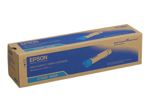 Epson - High capacity - cyan - original - toner cartridge - for WorkForce AL-C500DHN, AL-C500DN, AL-C500DTN, AL-C500DXN