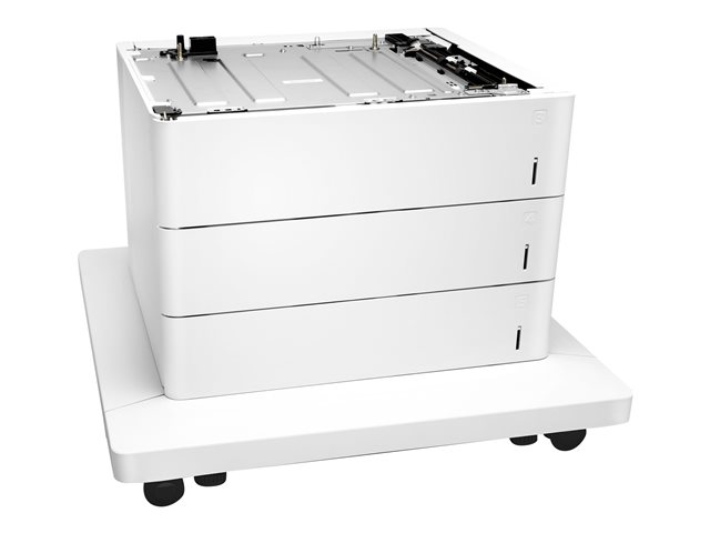 HP Paper Feeder and Stand - Media tray / feeder - 1650 sheets in 3 tray(s) - for Color LaserJet Managed E65150, E65160, Color LaserJet Managed Flow MFP E67660