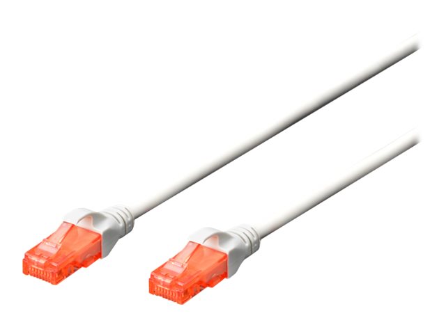 CAT 6 U-UTP PATCH CABLE CU. PVC LENGTH 2M COLOR WHITE