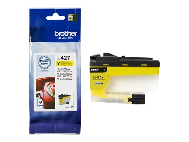 Brother LC427Y - Yellow - original - ink cartridge - for Brother MFC-J5955DW, MFC-J6955DW