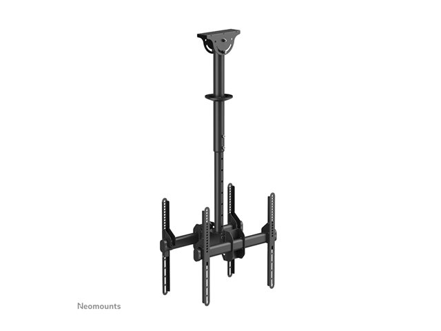 Neomounts NM-C440D - Bracket - full-motion - for 2 LCD displays - black - screen size: 32\"-60\" - ceiling mountable