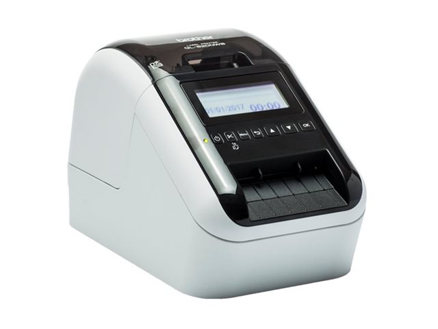 Label printer - two-colour (monochrome) - direct thermal - Roll (6.2 cm) - 300 x 600 dpi - up to 110 labels/min - USB 2.0, LAN, Wi-Fi(n), USB host, Bluetooth 2.1 EDR - cutter - white, brilliant black