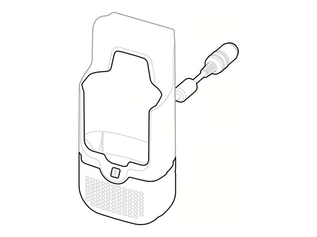 CT47 wireless vehicle dock with external