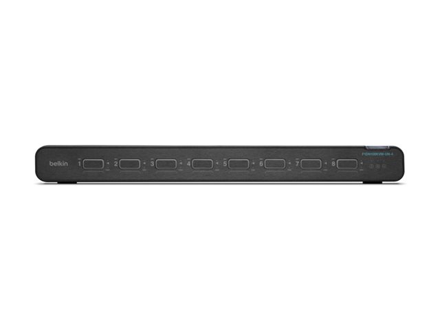 Belkin Universal Secure - 2nd Generation - KVM / audio switch - 8 x KVM / audio - 1 local user - desktop, rack-mountable - TAA Compliant