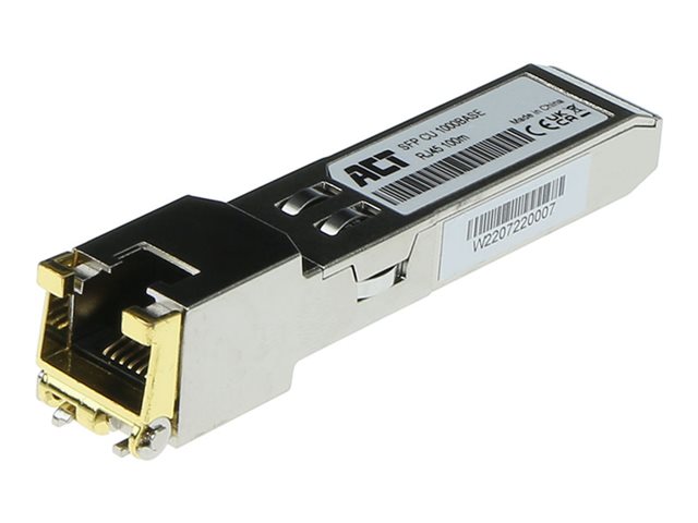 ACT SFP 1000Based koper RJ45 coded voor