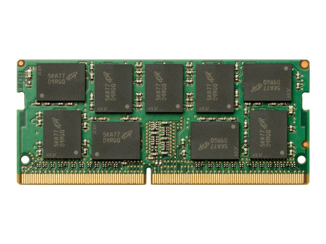 HP - DDR4 - module - 32 GB - SO-DIMM 260-pin - 2666 MHz / PC4-21300 - 1.2 V - unbuffered - ECC - for Workstation Z2 Mini G4 Entry, Z2 Mini G4 High Performance, Z2 Mini G4 Performance