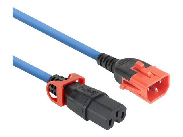 POWERCORD C14DL-C15L BU 1.00M. 1 stk