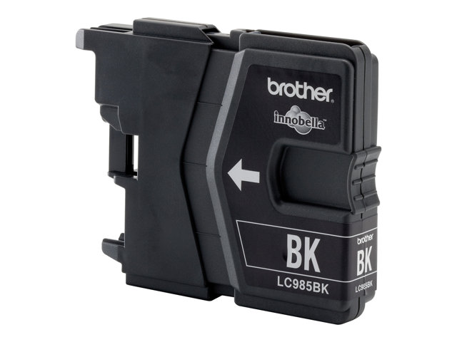 Brother LC985BK - Black - original - blister with acoustic / electromagnetic alarm - ink cartridge - for Brother DCP-J125, DCP-J140, DCP-J315, DCP-J515, MFC-J220, MFC-J265, MFC-J410, MFC-J415
