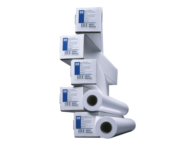 HP Universal - Wood fibre, polyethylene (PE) - glossy - 7.7 mil - Roll (91.4 cm x 30.5 m) - 200 g/m² - 53.3 lbs - 1 roll(s) photo paper - for DesignJet 45XX, 5100, T1100, T1120, T1200, T1300, T1500, T2300, T520, T790, T920, Z5200