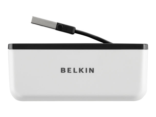 Belkin Travel - Hub - 4 x USB 2.0 - desktop