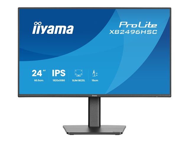 24\"WIDE LCD, 1920 x 1080, 144 Hz IPS panel, LED Bl., USB-Hub(1xOut v3.2 + 1xUSB-C(5 Watt)), Pivot, Height Adjust.(15cm), 300 cd/m², 1500:1 Static Contrast, 80.000.000:1 ACR, Speakers, USB-C(65 Watt), HDMI, 3ms, Black Tuner (23,8\"VIS)