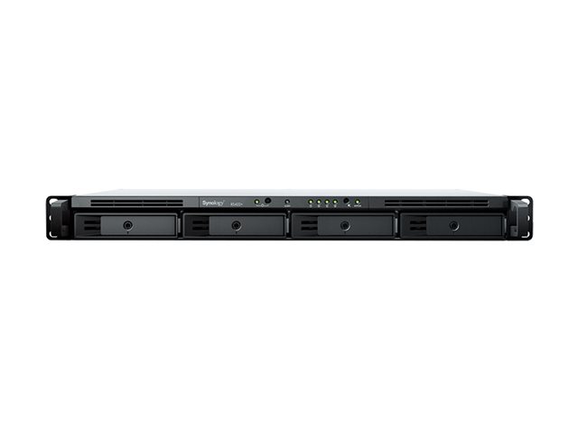 Synology RackStation RS422+ - NAS server - 4 bays - rack-mountable - SATA 6Gb/s - RAID RAID 0, 1, 5, 6, 10, JBOD - RAM 2 GB - Gigabit Ethernet - iSCSI support - 1U