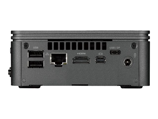 Gigabyte BRIX s GB-BRR5H-4500 (rev. 1.0) - Barebone - Ultra Compact PC Kit 1 x Ryzen 5 4500U / up to 4 GHz - RAM 0 GB - Radeon Graphics - 2.5 Gigabit Ethernet, Bluetooth 5.2
