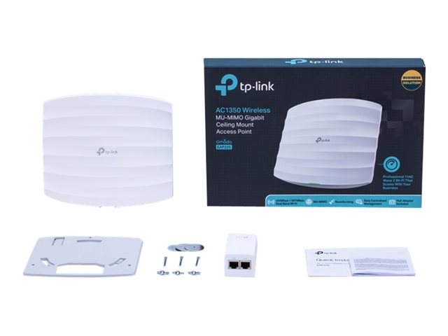 TP-Link Omada EAP225 - V3 - radio access point - Wi-Fi 5 - 2.4 GHz, 5 GHz