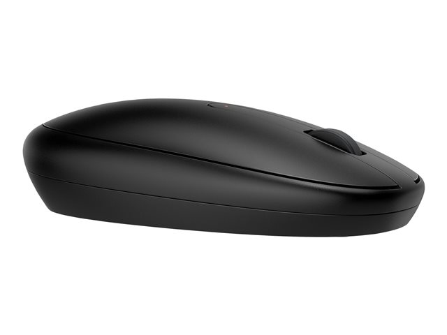 HP 240 - Mouse - right and left-handed - optical - 3 buttons - wireless - Bluetooth 5.1 - jet black - for Laptop 14, 14s, 15, 15s, 17, Pavilion 32