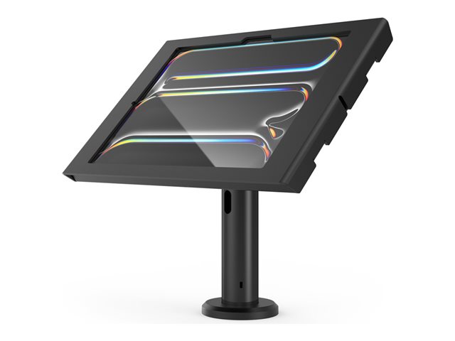 Compulocks iPad Pro M4 13\" (2024), Apex Enclosure Tilting Stand 8\" - Mounting kit (enclosure, stand) - exposed front/back camera and sensors - for tablet - lockable - metal frame - black - screen size: 11\" - wall-mountable - for Apple 13-inch iPad Pro (M4)