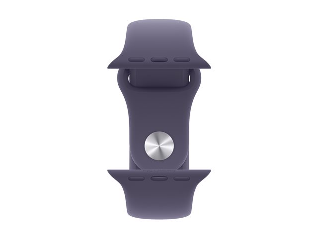 Apple Watch Series 11 GPS + Cellular 42mm Silver Aluminium Case with Purple Fog Sport Band - M/L