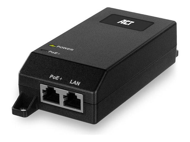 Stroomtoevoer - Gigabit, PoE+ - 30 Watt - uitgangen: 1 - zwart