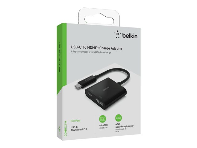 USB-C to HDMI + Charge Adapter 60W PD