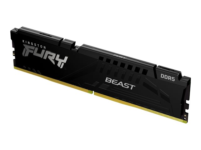 Kingston FURY Beast - DDR5 - module - 16 GB - DIMM 288-pin - 5600 MHz / PC5-44800 - CL36 - 1.25 V - unbuffered - on-die ECC - black