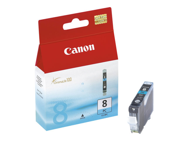 Canon CLI-8PC - Photo cyan - original - ink tank - for PIXMA iP6600D, iP6700D, MP950, MP960, MP970, Pro9000, Pro9000 Mark II