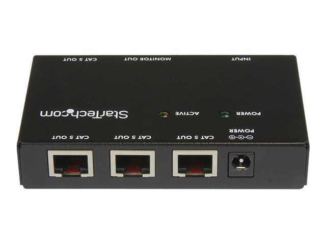 StarTech.com VGA Over CAT5 Video Extender - VGA Extender - 450ft (150m) - 4-Port (ST1214T) - Video extender - over CAT 5 - 4 ports - up to 150 m - for P/N: ST121EXT, ST121R, SVA12M2NEUA, SVA12M5NA